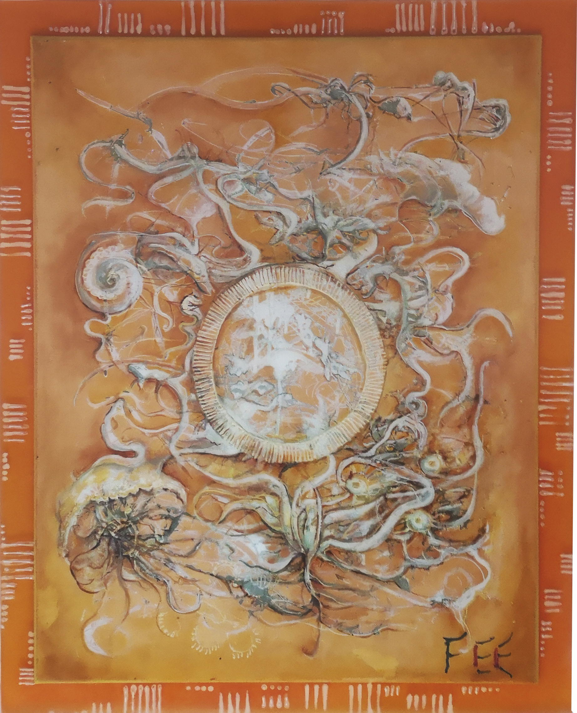 Aux Origines du Vivant - Peinture de FEE 11