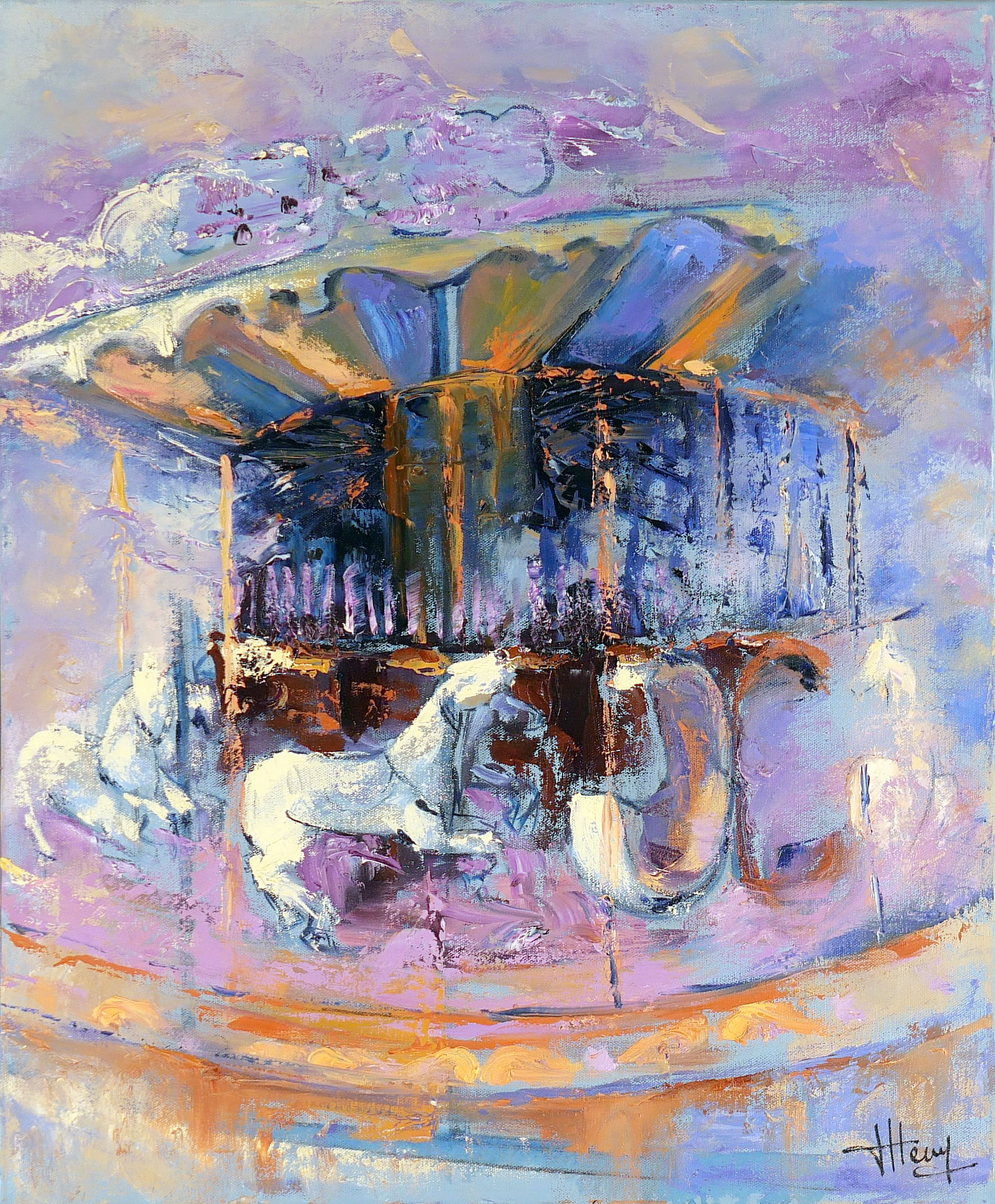 Carrousel - Peinture de FEE 11