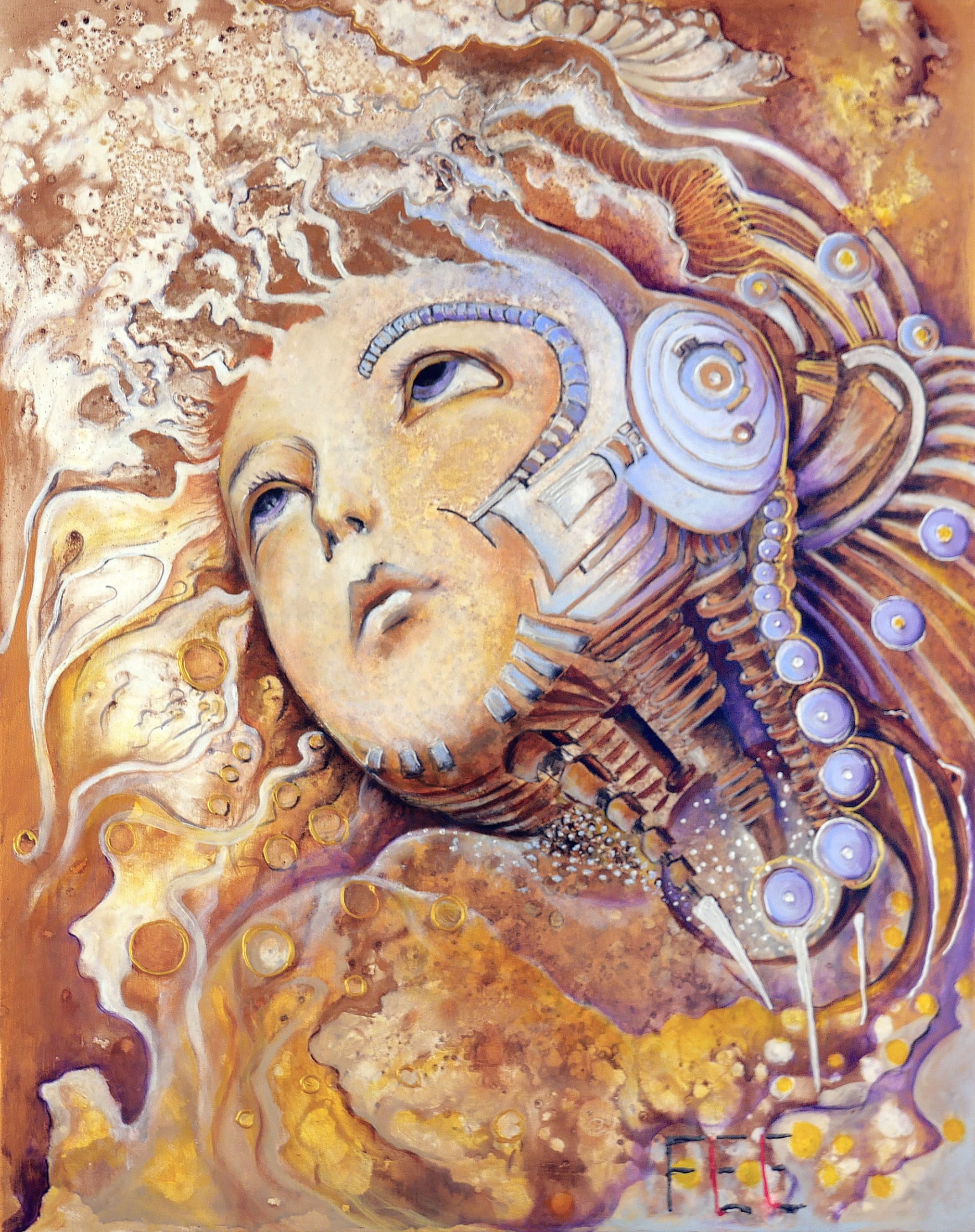 Ange Binaire - Peinture de FEE 11