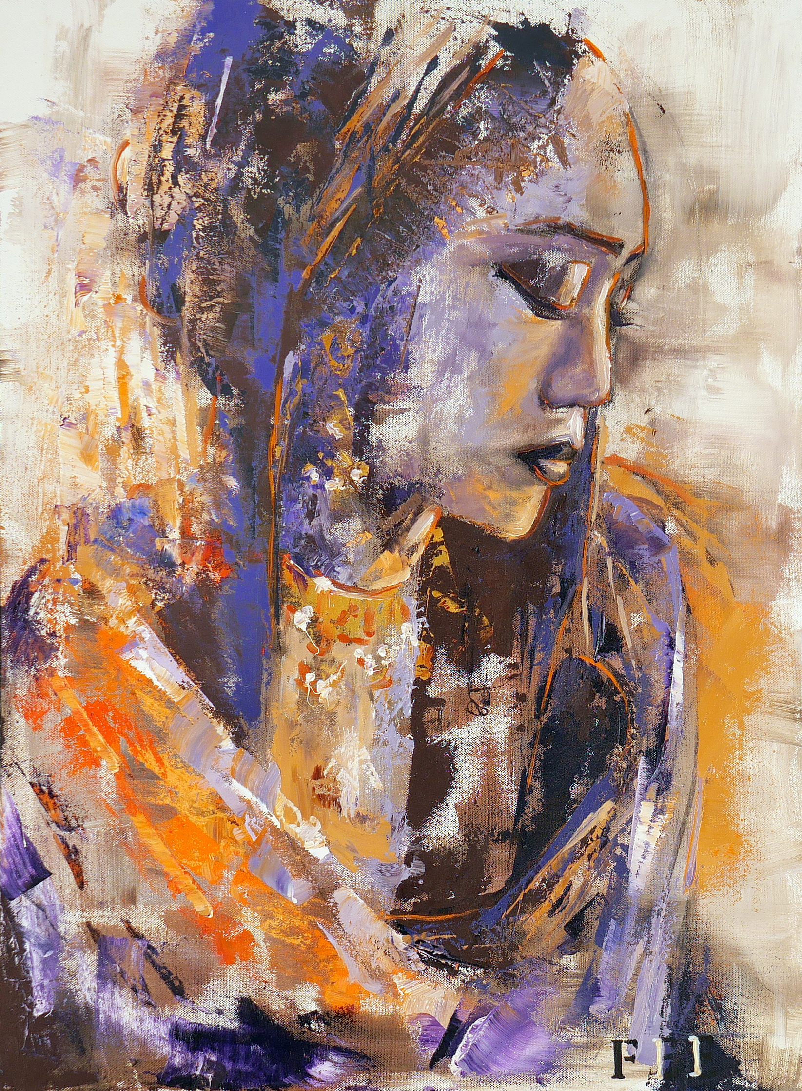 Marie - Peinture de FEE 11